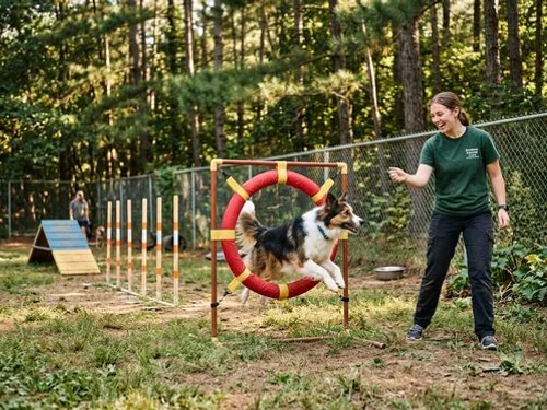 Outdoor enrichment area