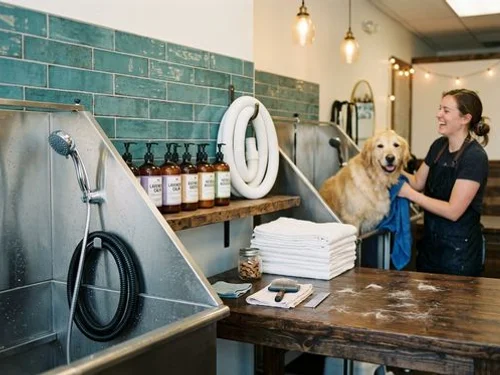 Grooming spa at Dog Daycare Durham